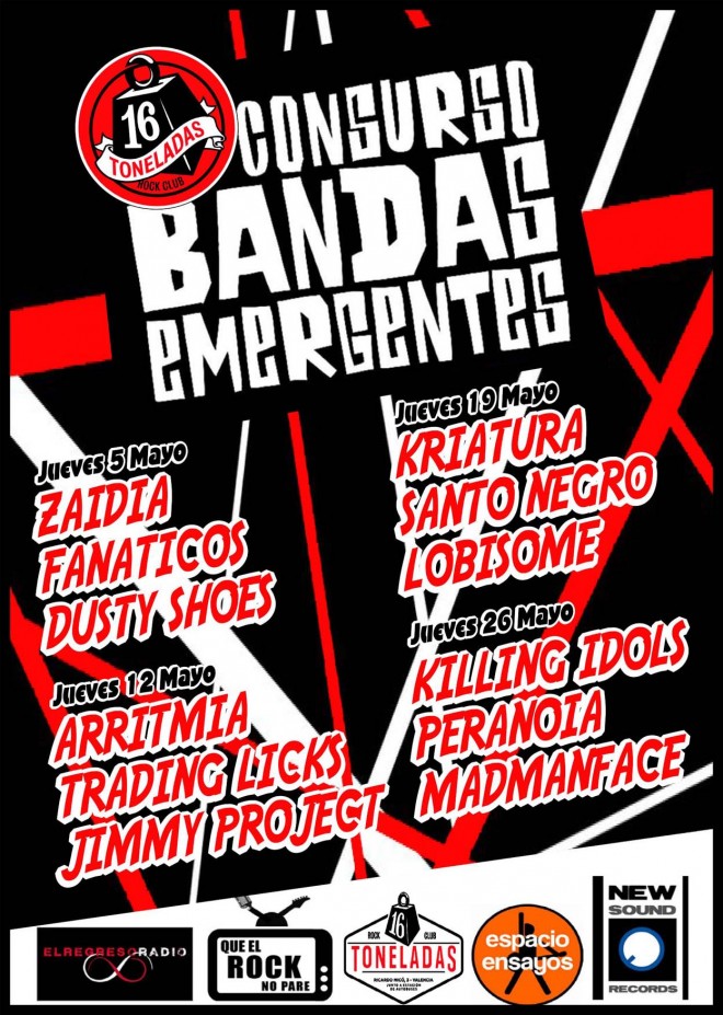 Concurso Bandas Emergentes Eliminatoria Toneladas