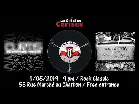 Miniatura del vídeo de CURTIS 'JOY DIVISION tribute Band'