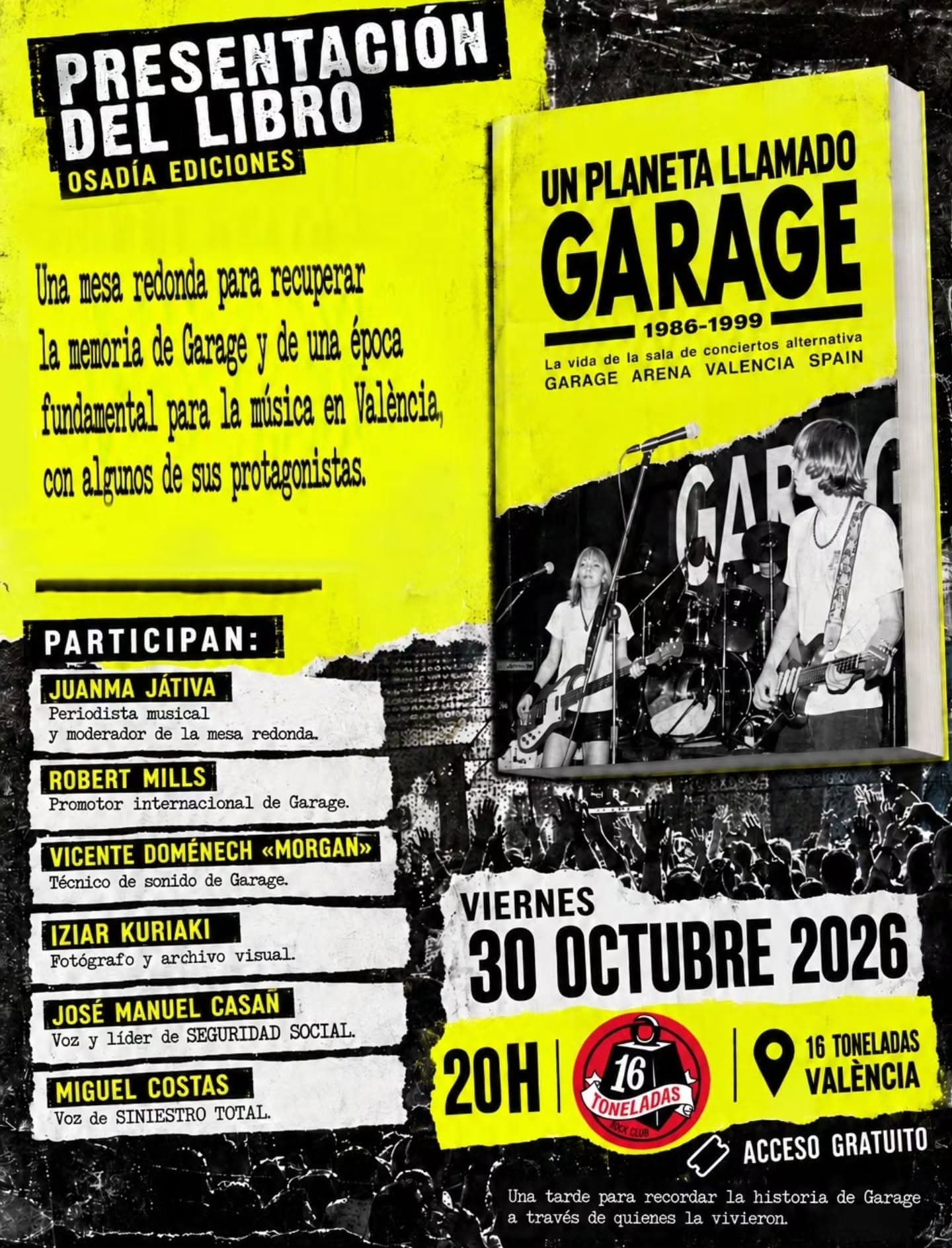 PRESENTACIÓN LIBRO UN PLANETA LLAMADO GARAGE