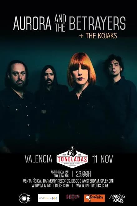 AURORA & THE BETRAYERS + THE KOJAKS