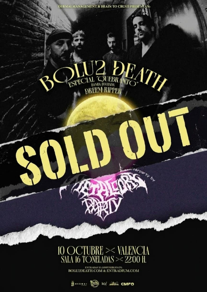 BOLU2 DEATH + DREEM RIPPER + AFTERPARTY BY METALCORE PARTY