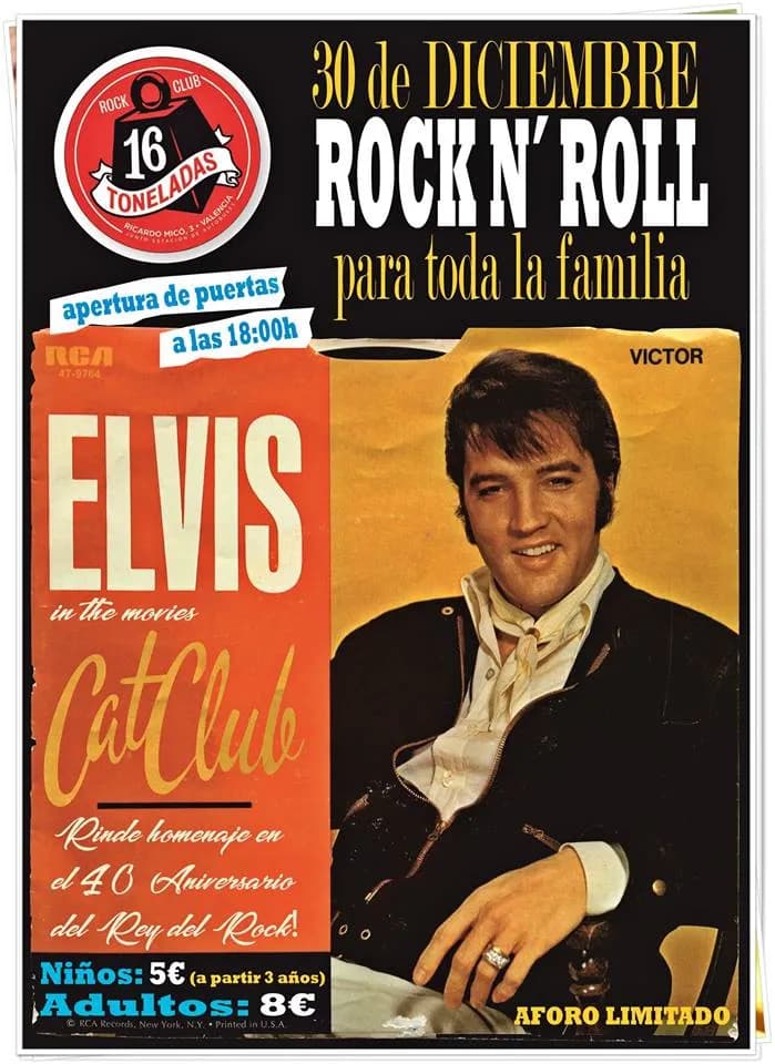 CAT CLUB "Elvis in the movies"