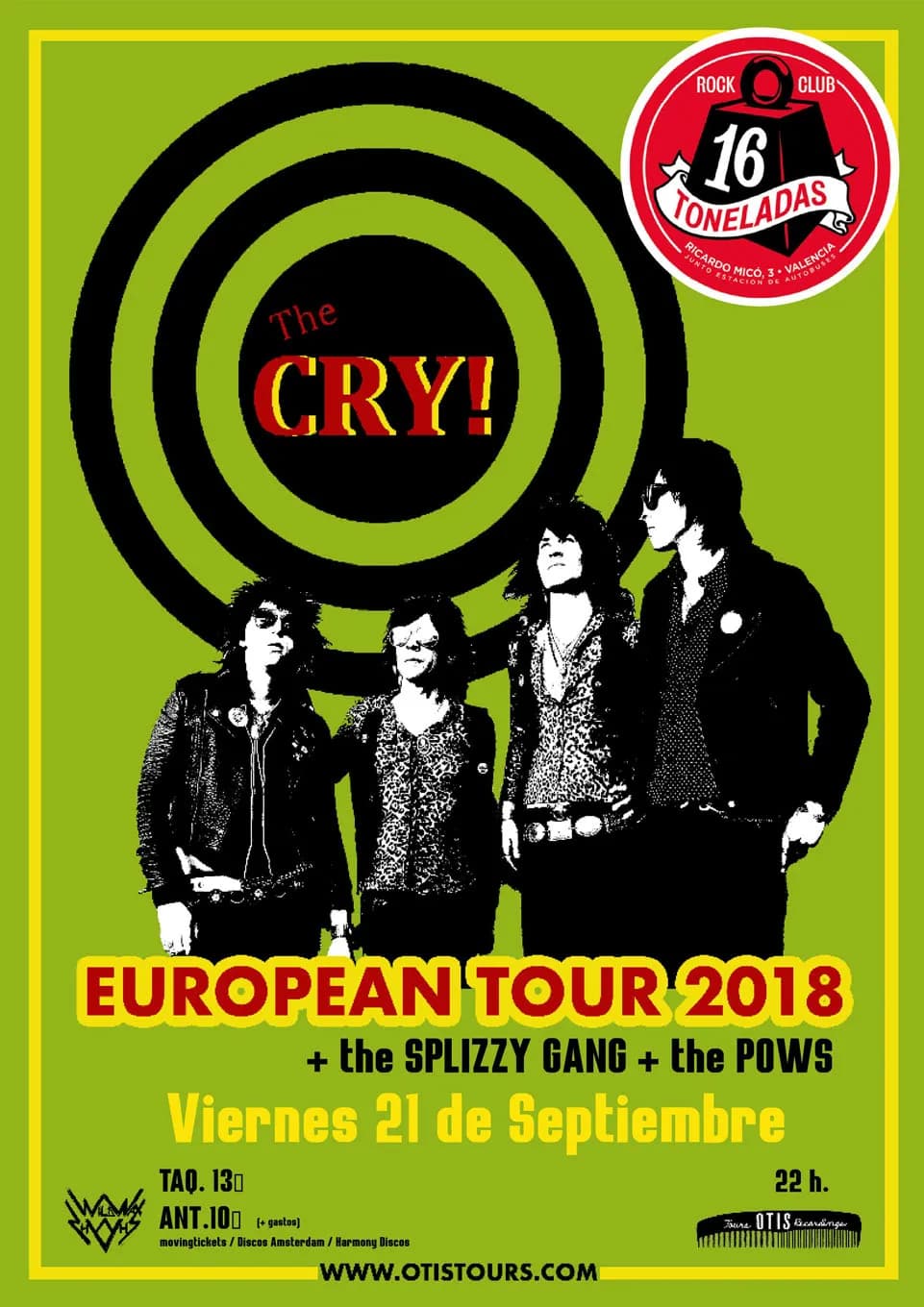 THE CRY + THE SPLIZZY GANG + THE POWS