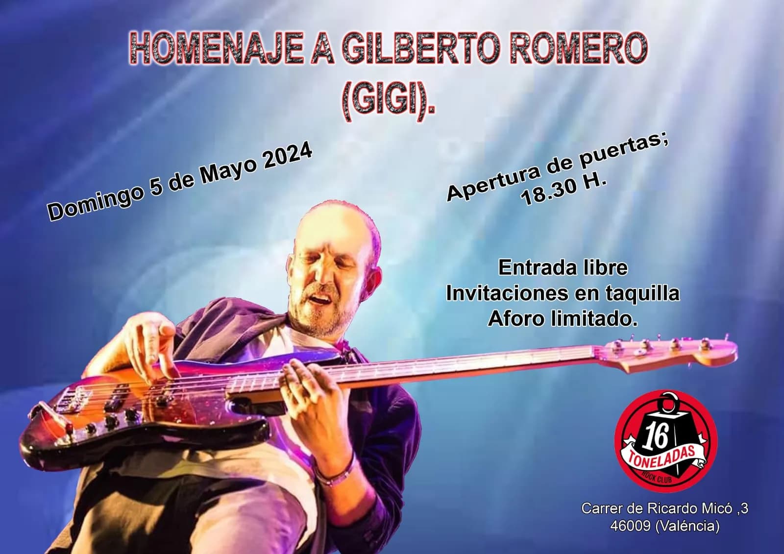 HOMENAJE A GILBERT ROMERO (GIGI)