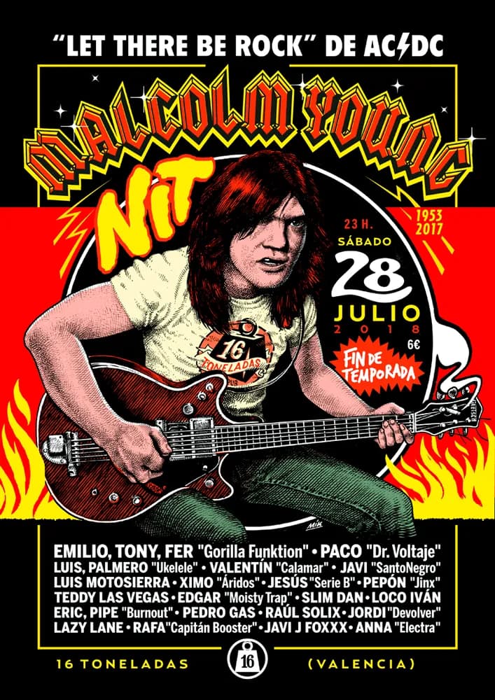 MALCOLM YOUNG NIT (varios artistas)
