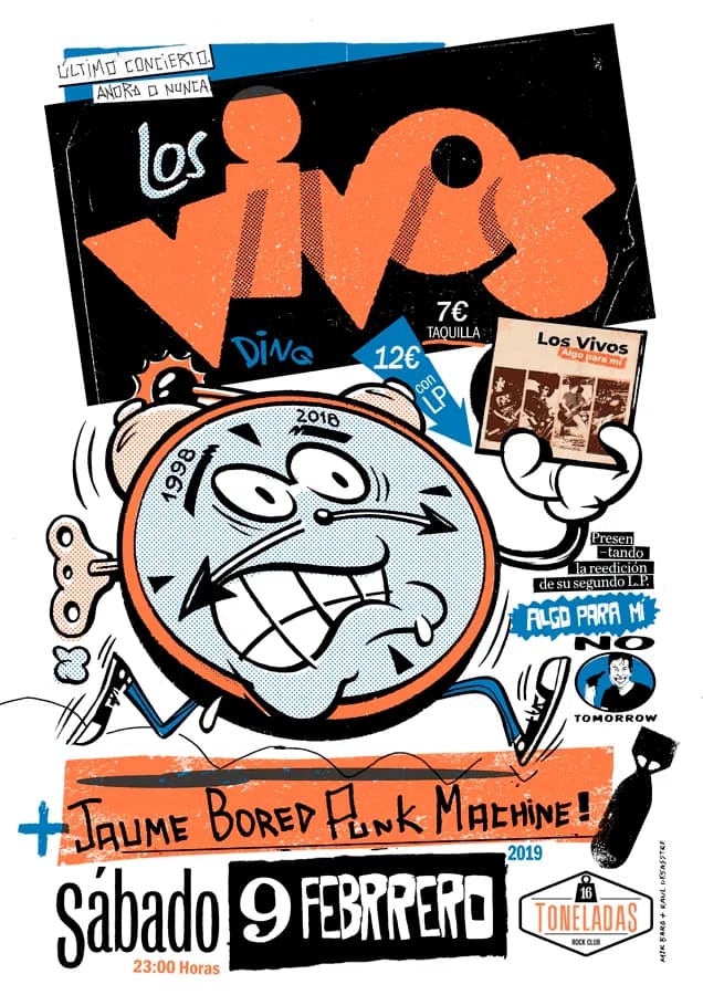LOS VIVOS + JAUME BORED PUNK MACHINE