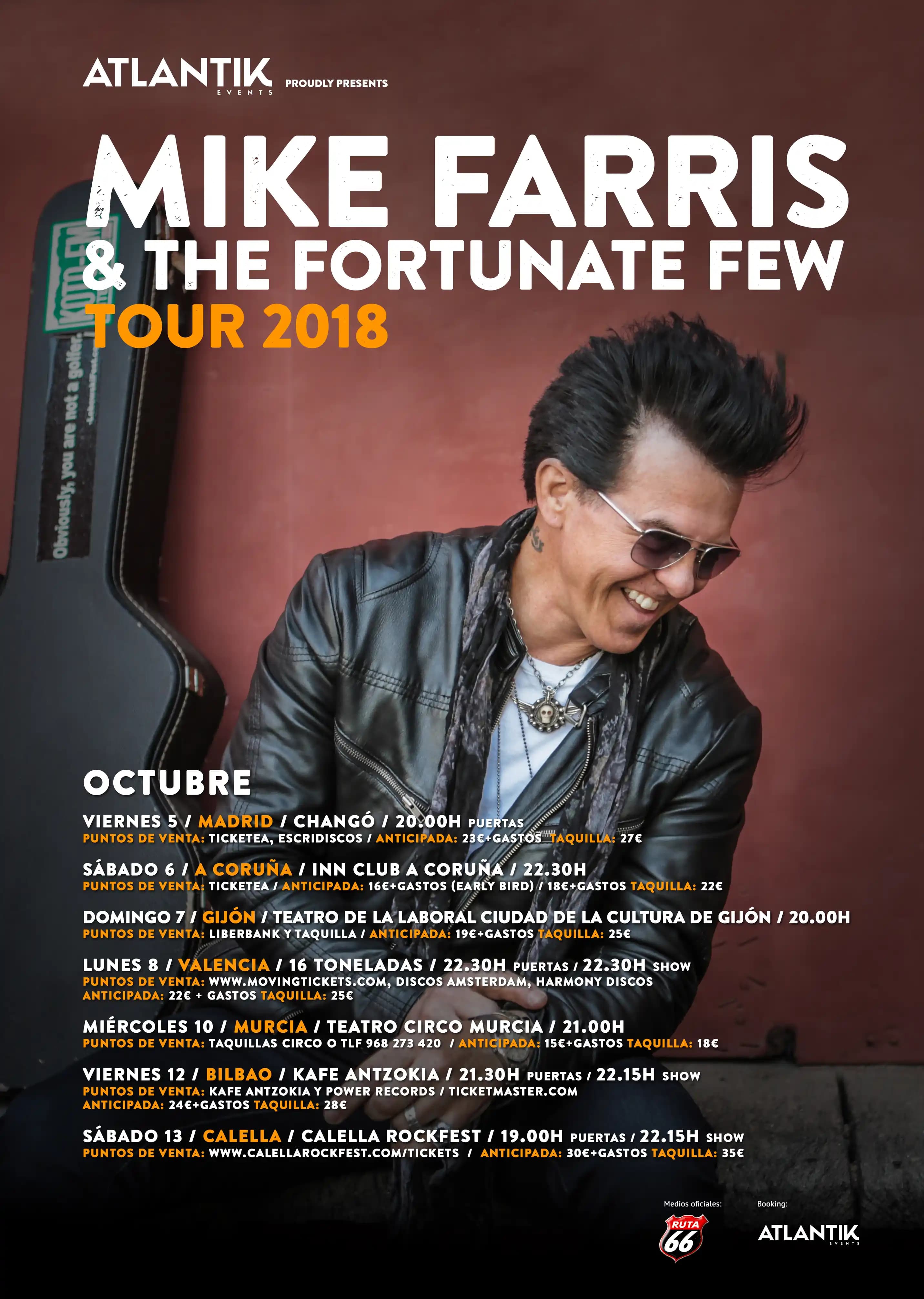 MIKE FARRIS & THE FORTUNATE FEW
