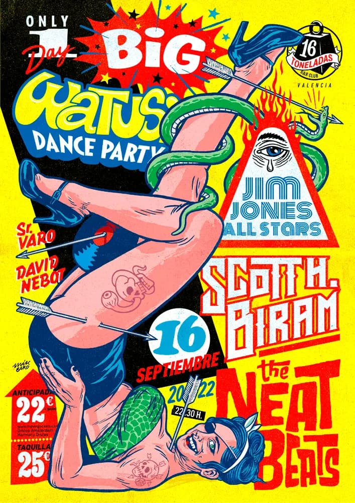 JIM JONES ALL STARS + SCOTT H. BIRAM + THE NEATBEATS