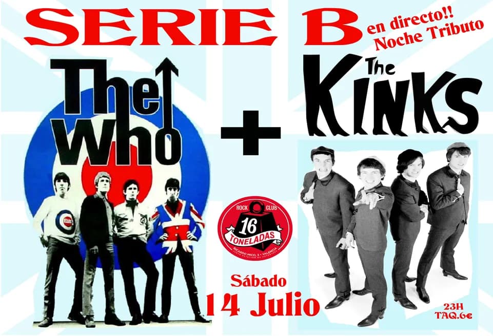 SERIE B plays The Who & The Kinks