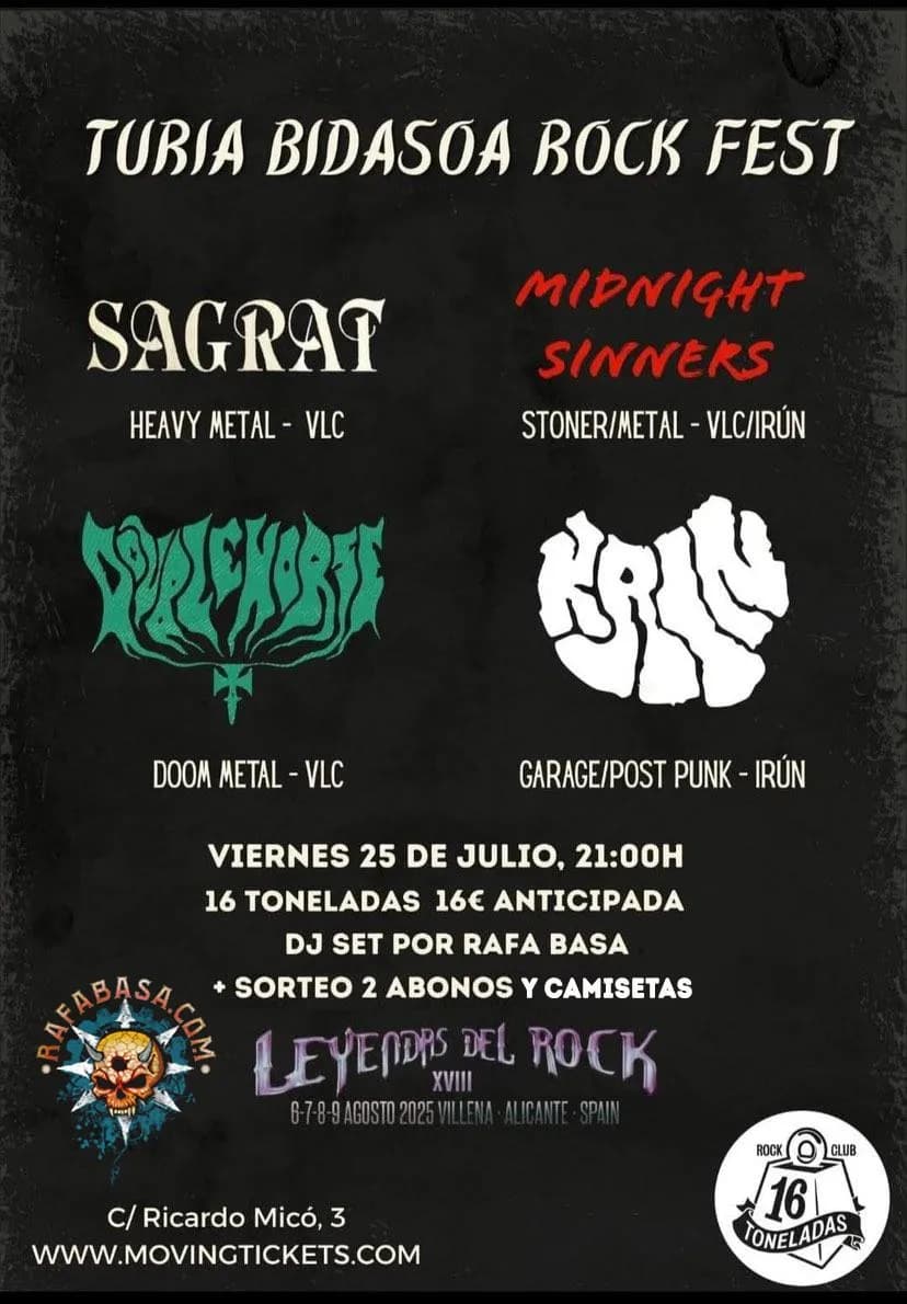 TURIA BIDASOA ROCK FEST