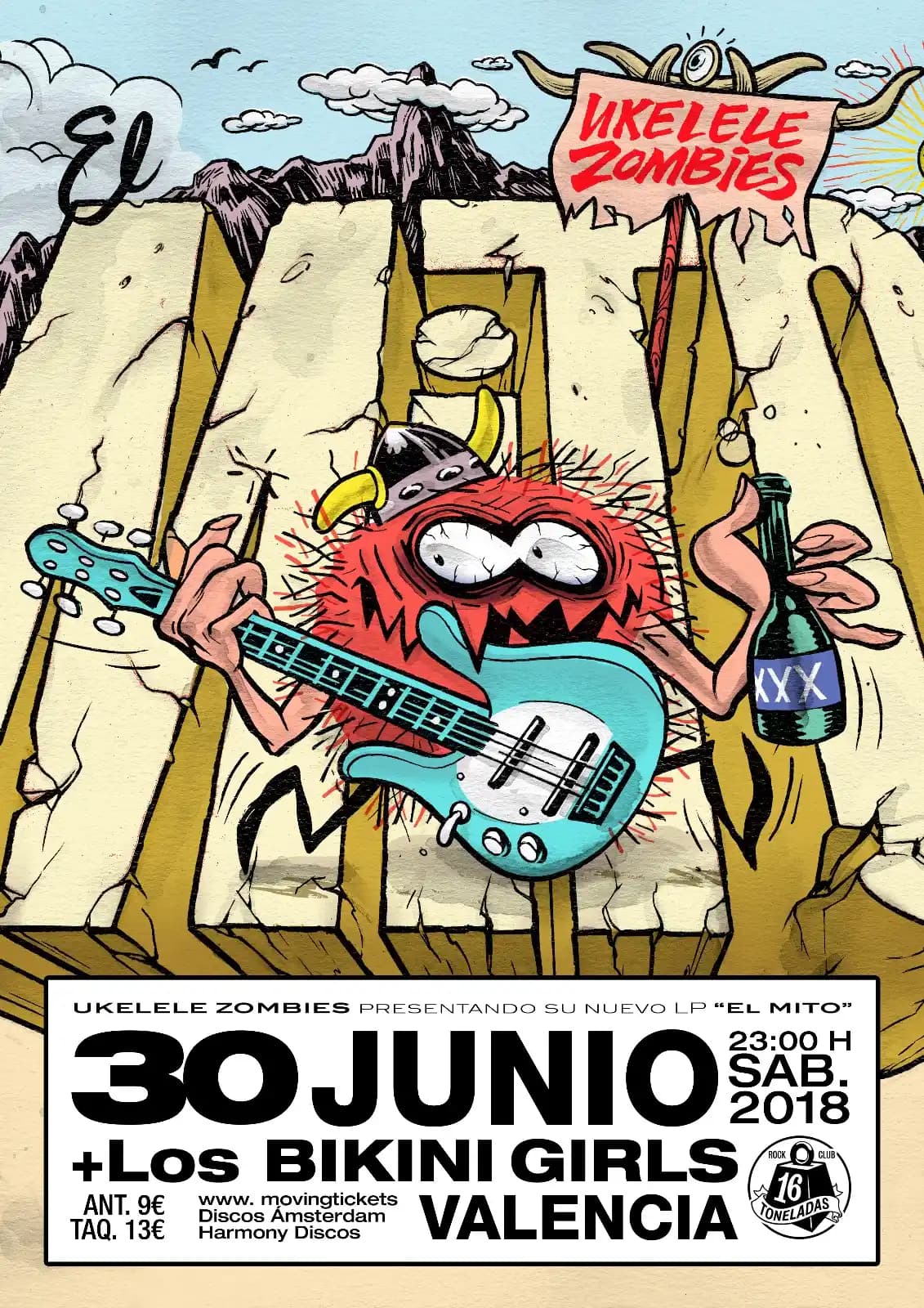 UKELELE ZOMBIES + LOS BIKINI GIRLS