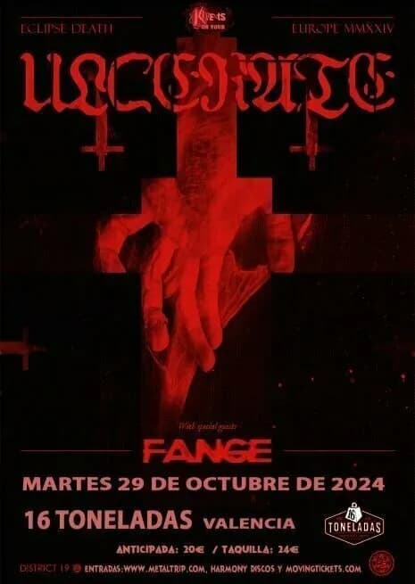 ULCERATE + FANGE