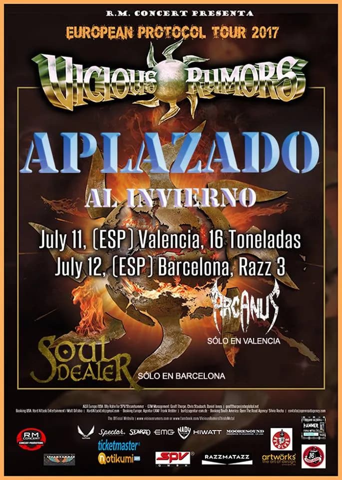 VICIOUS RUMORS + ARCANUS