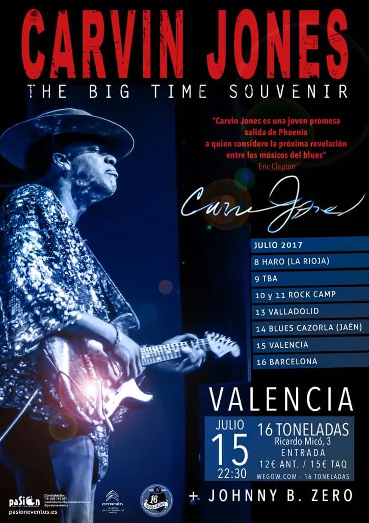 CARVIN JONES + JOHNNY B. ZERO