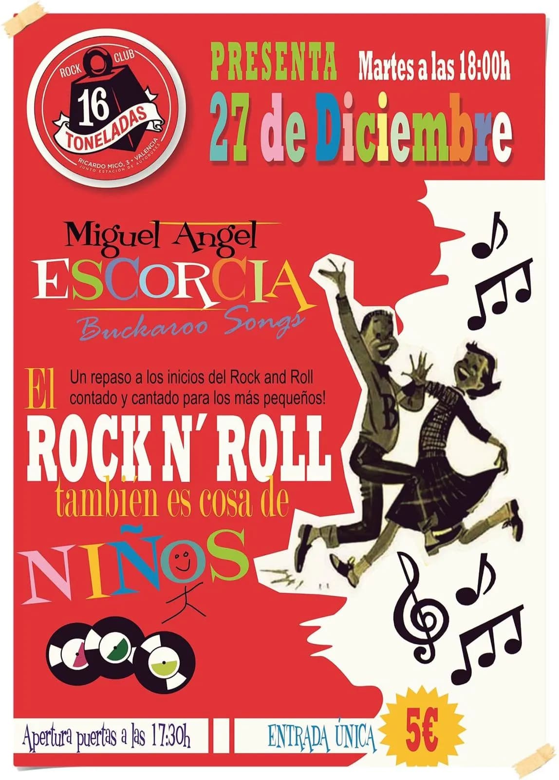 EL ROCK N' ROLL TAMBIÉN ES COSA DE NIÑOS