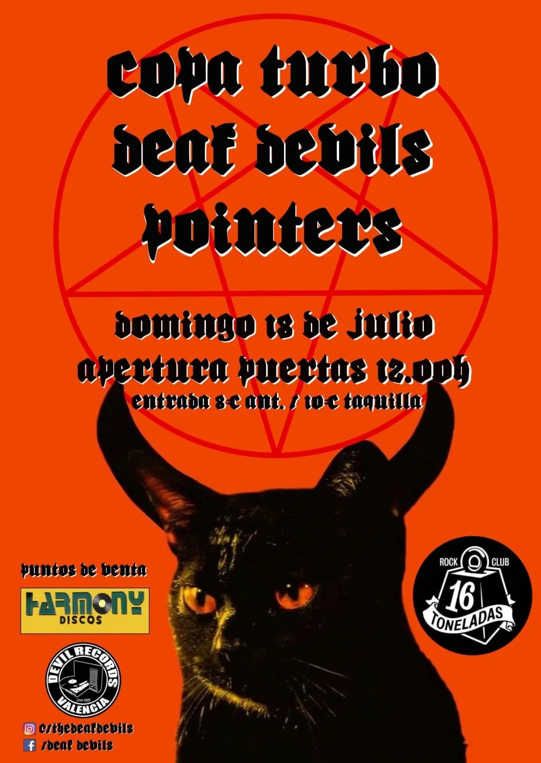 COPA TURBO + DEAF DEVILS + POINTERS