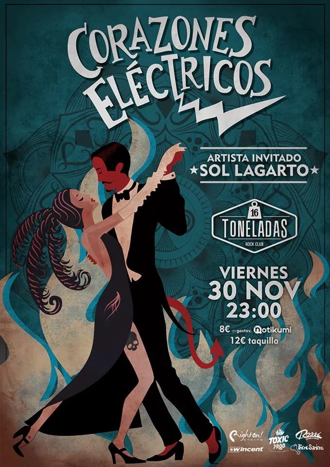CORAZONES ELÉCTRICOS + SOL LAGARTO