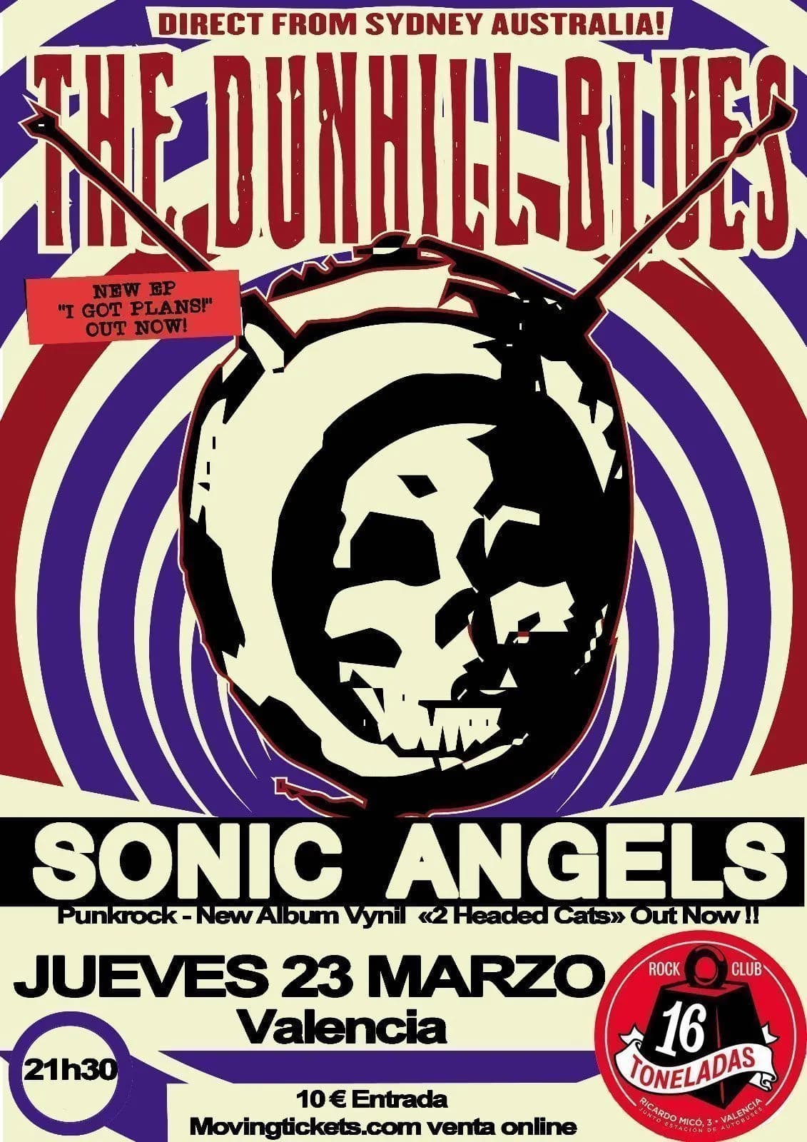 THE DUNHILL BLUES + SONIC ANGELS
