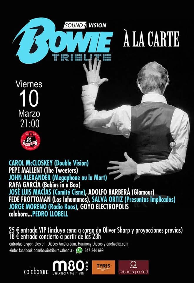 BOWIE À LA CARTE