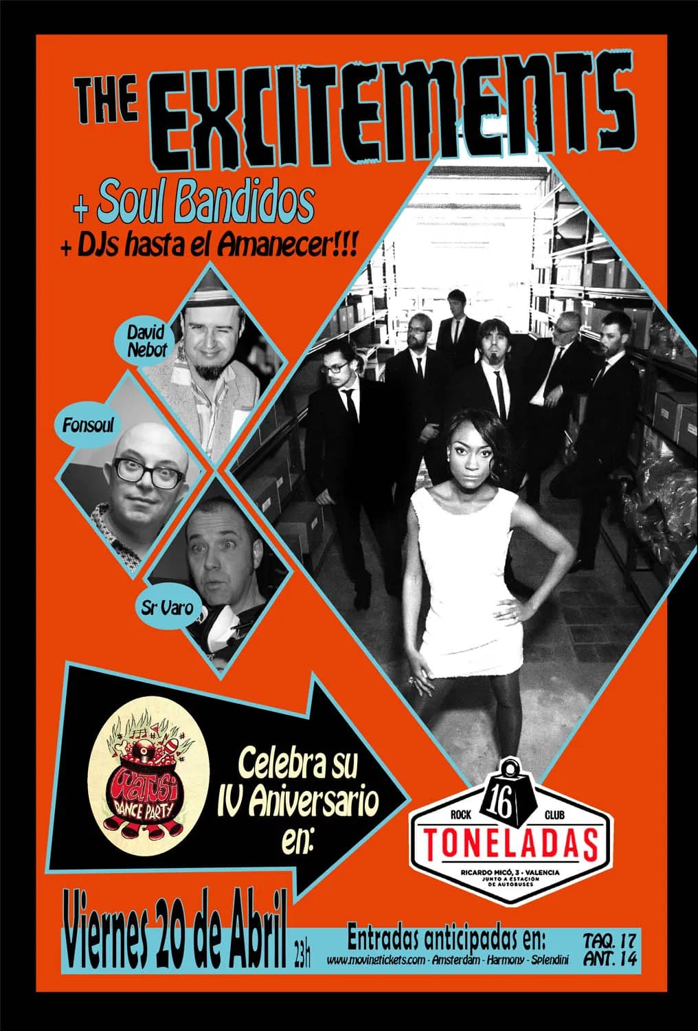 THE EXCITEMENTS + SOUL BANDIDOS