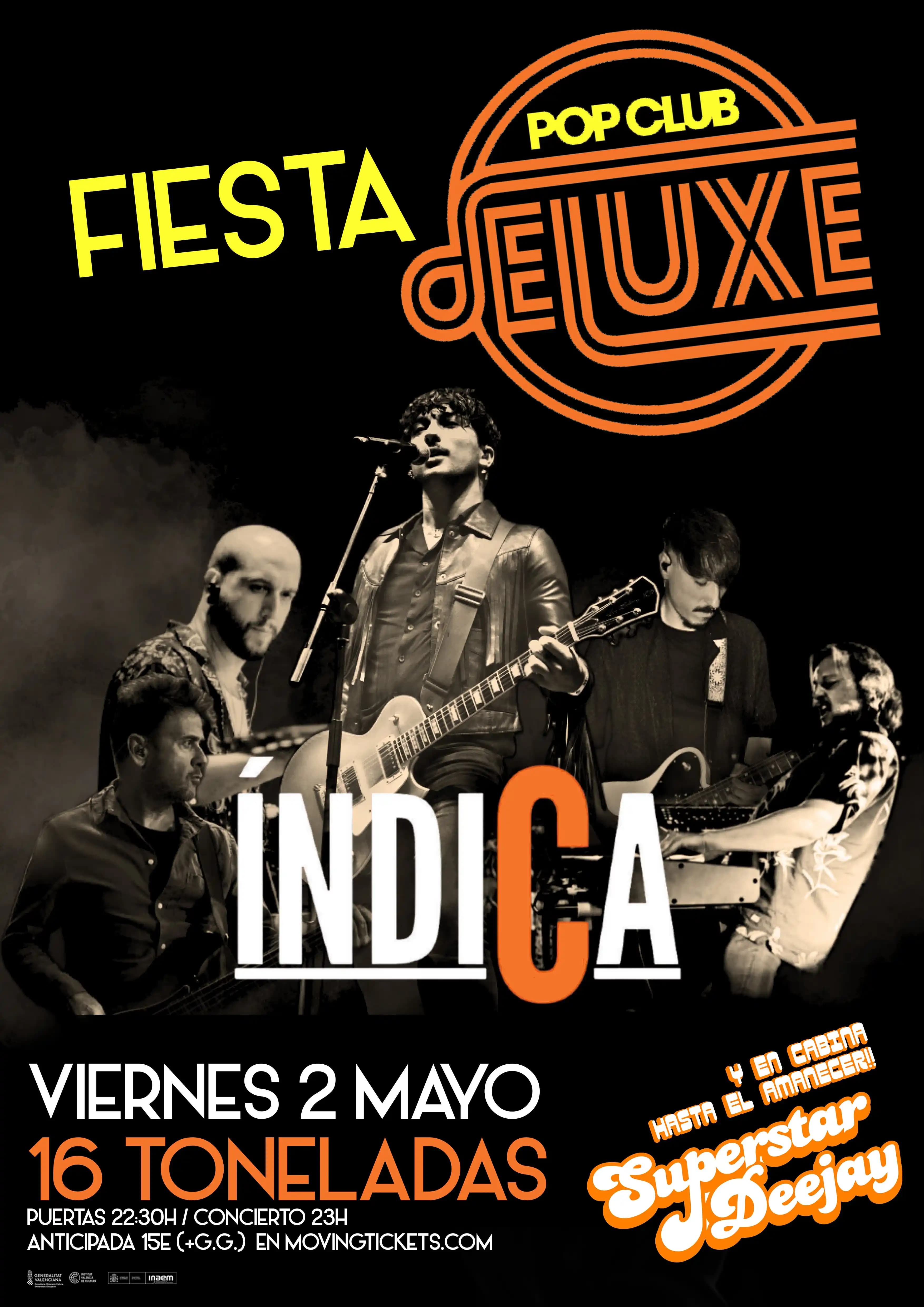 FIESTA DELUXE POP CLUB: ÍNDICA