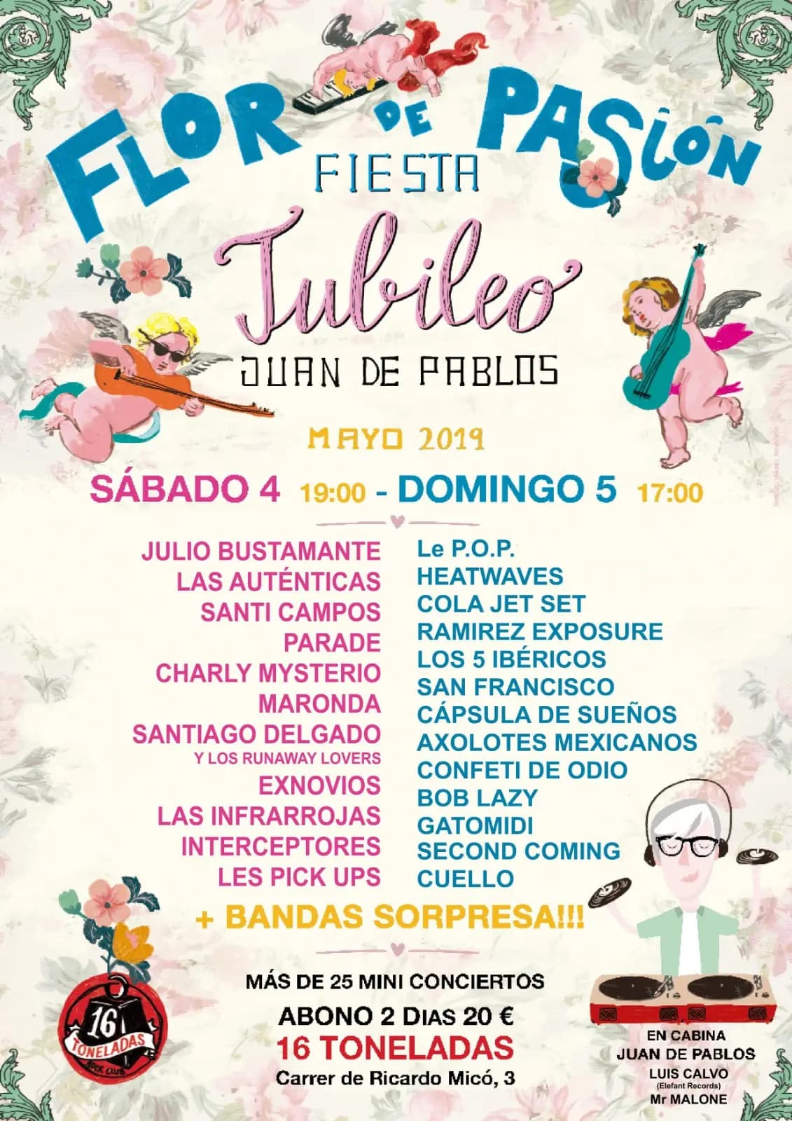 FLOR DE PASIÓN - FIESTA JUBILEO JUAN DE PABLOS