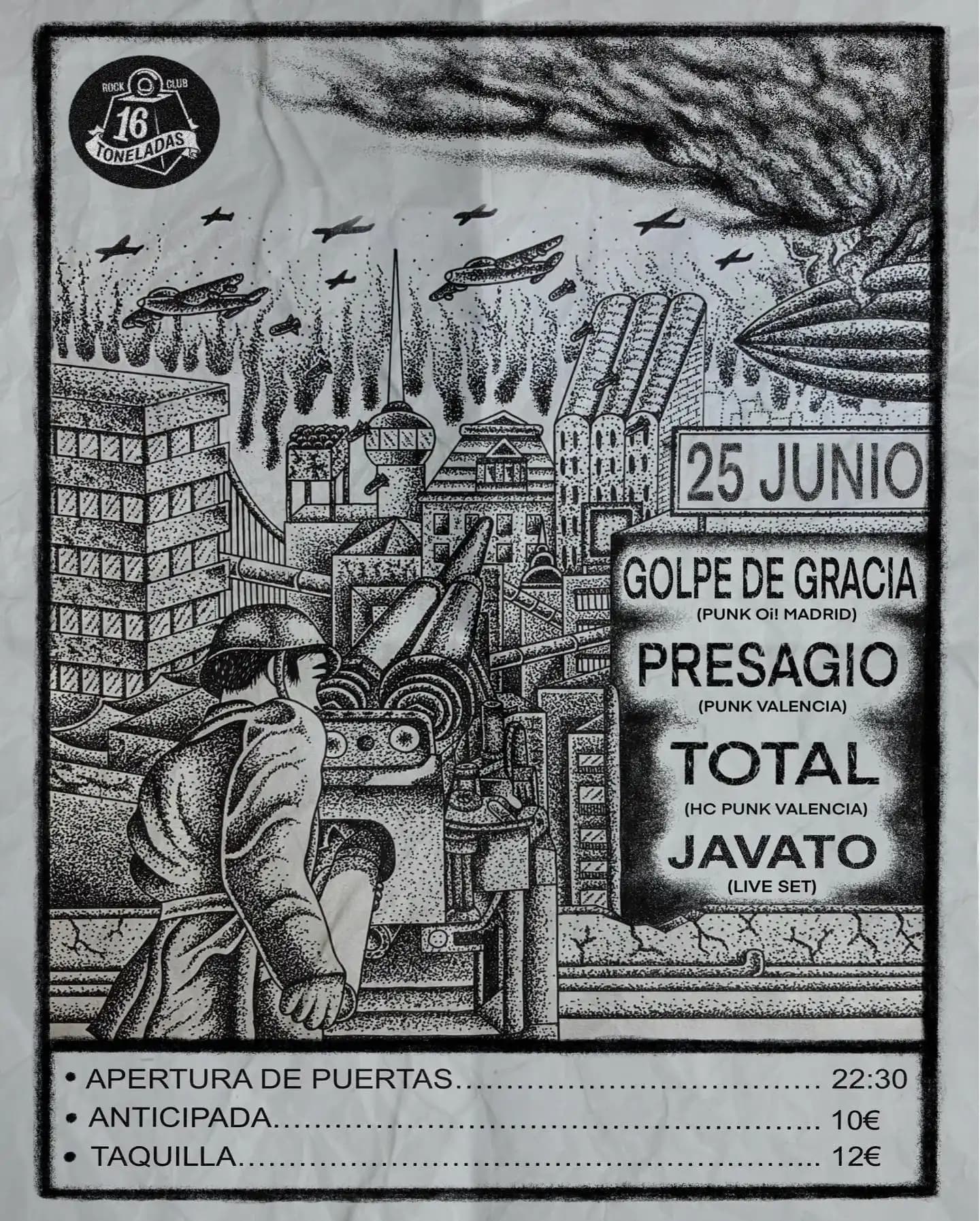 GOLPE DE GRACIA + PRESAGIO + TOTAL + JAVATO (live set)