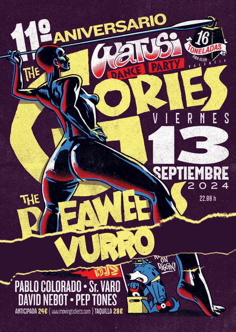 THE GORIES + THE PEAWEES + VURRO