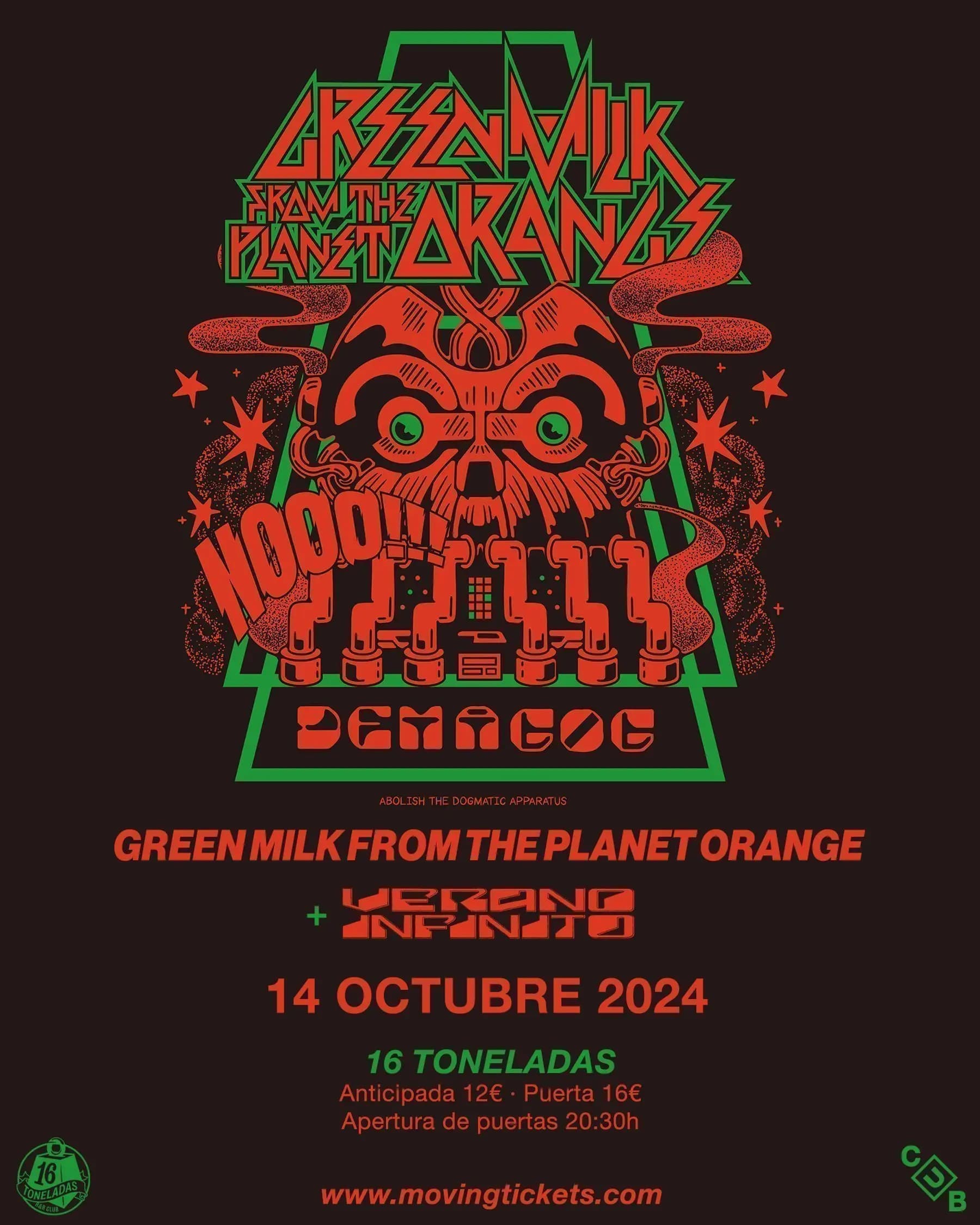 GREEN MILK FROM THE PLANET ORANGE + VERANO INFINITO