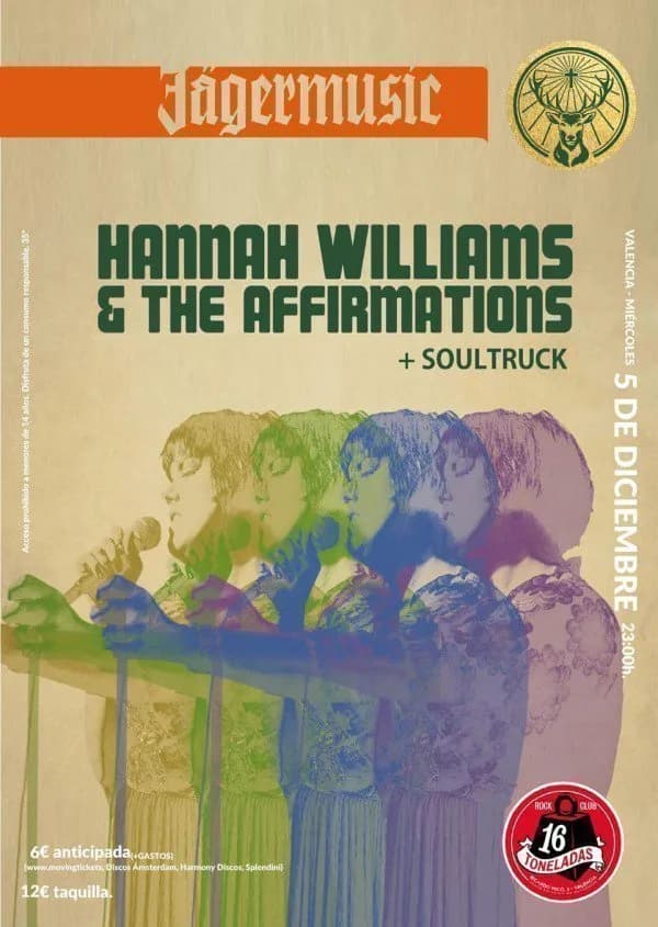 HANNAH WILLIAMS & THE AFFIRMATIONS + SOULTRUCK