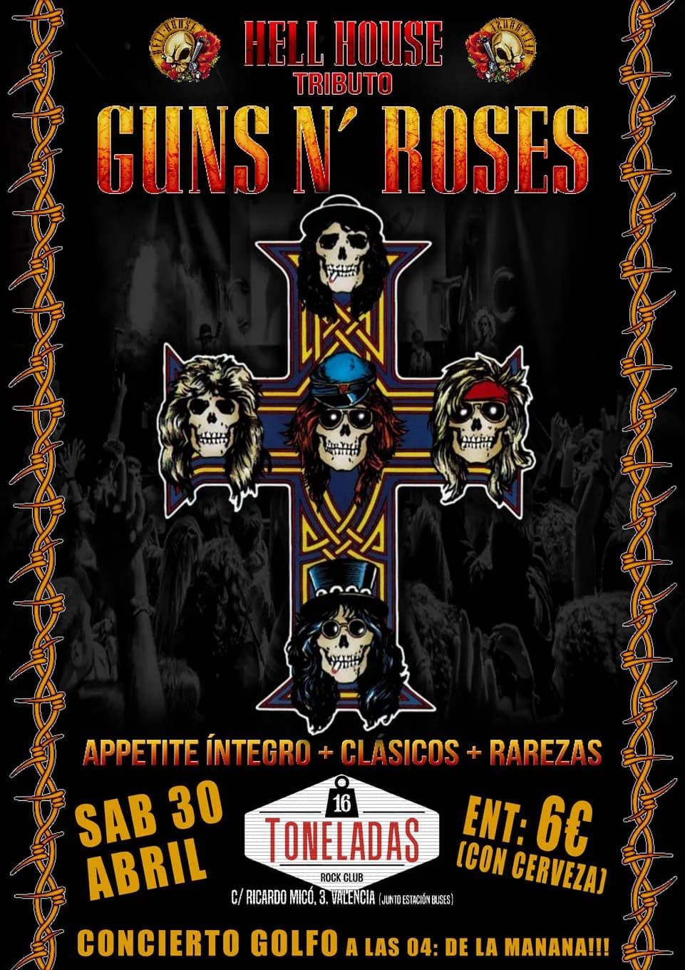 HELL HOUSE “TRIBUTO GUNS N' ROSES”
