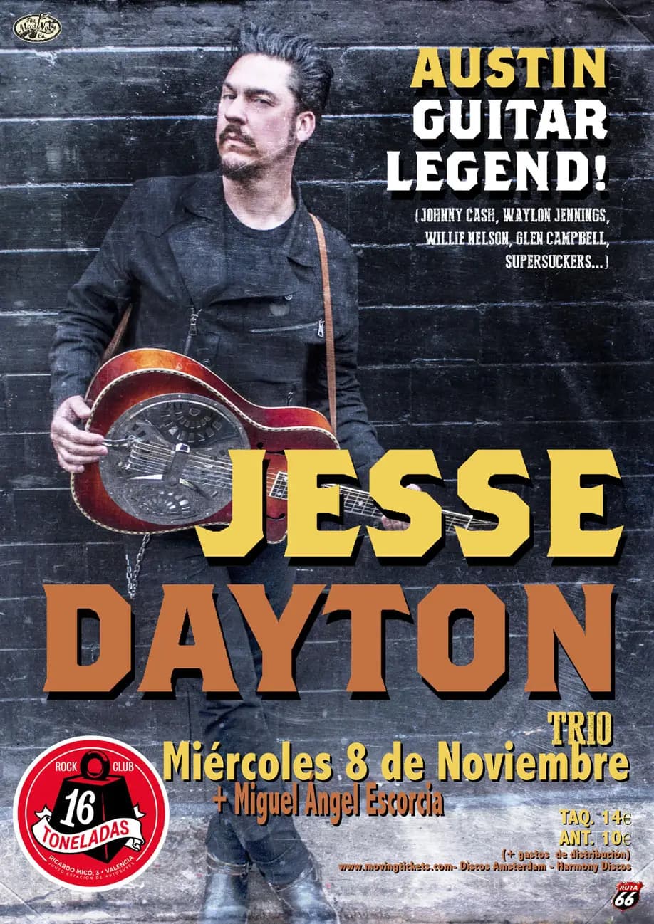 JESSE DAYTON TRIO + MIGUEL ÁNGEL ESCORCIA