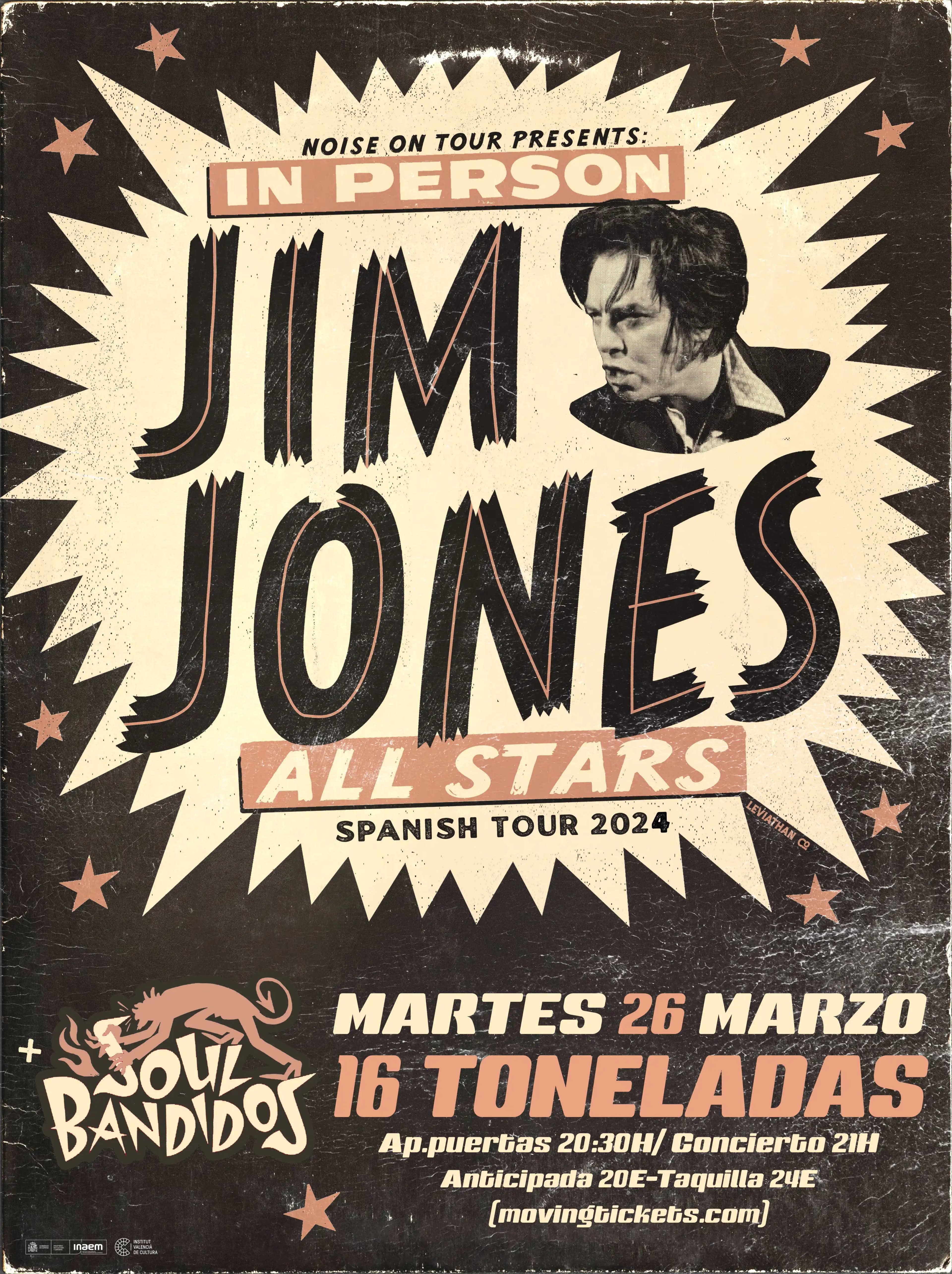 JIM JONES ALL STARS + SOUL BANDIDOS