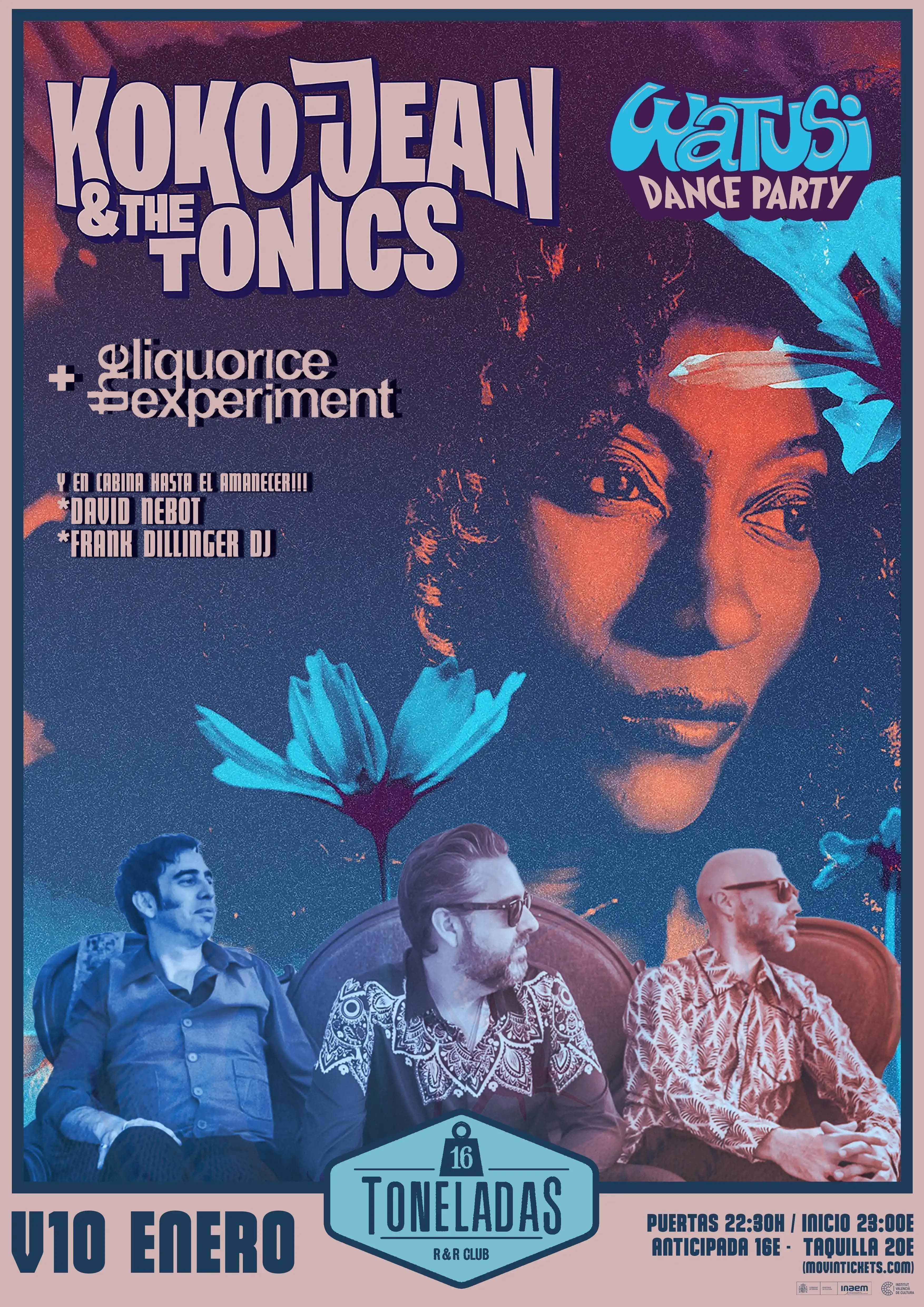 KOKO JEAN & THE TONICS + THE LIQUORICE EXPERIMENT