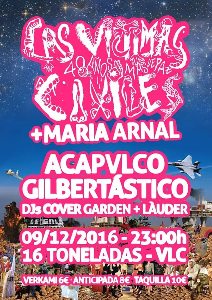 LAS VÍCTIMAS CIVILES con MARÍA ARNAL+ GILBERTÁSTICO + ACAPVLCO