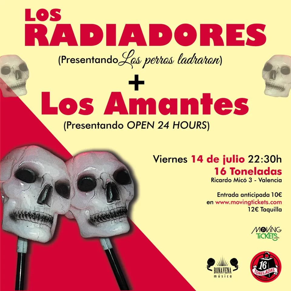 LOS RADIADORES + LOS AMANTES