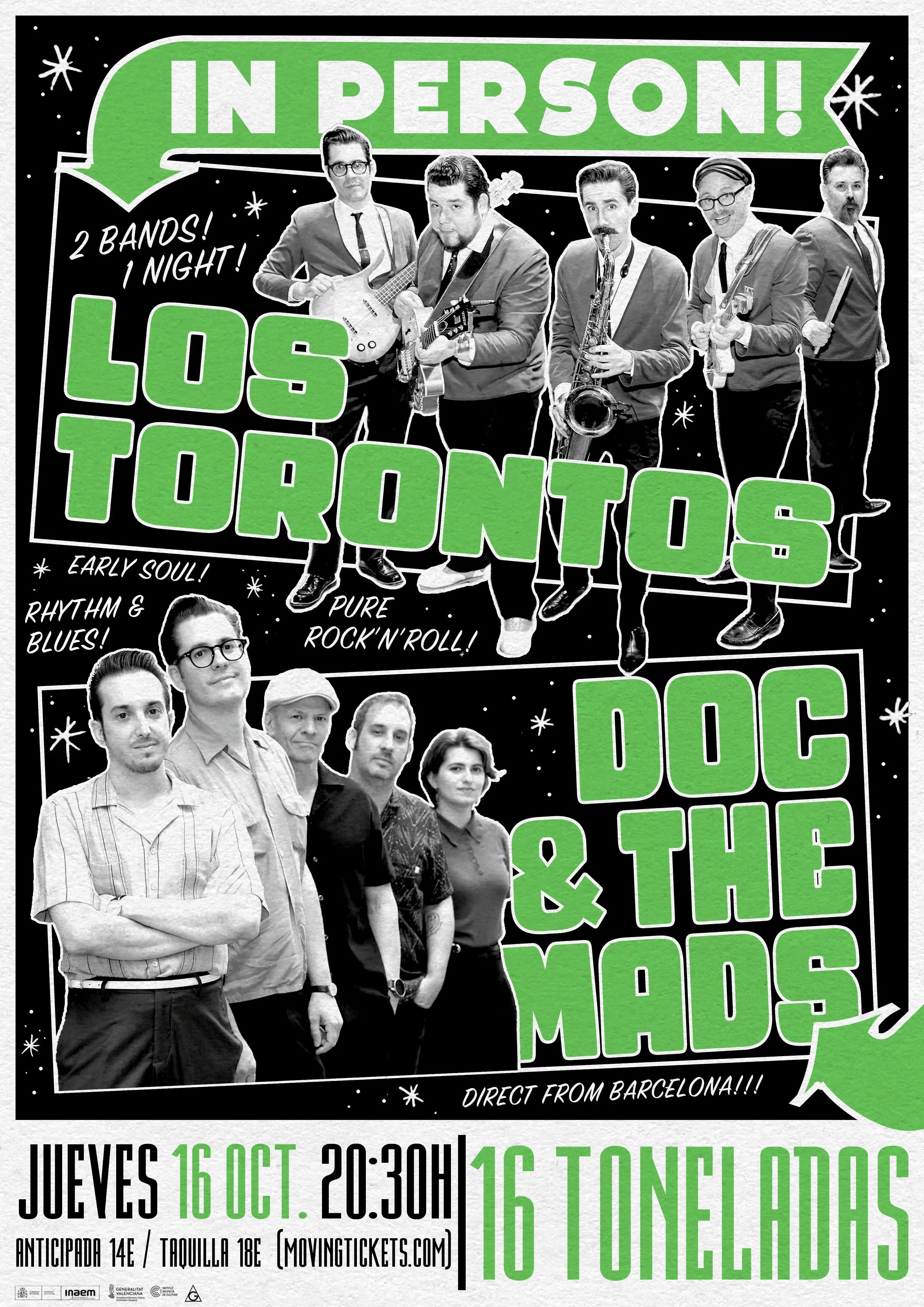 LOS TORONTOS + DOC & THE MADS