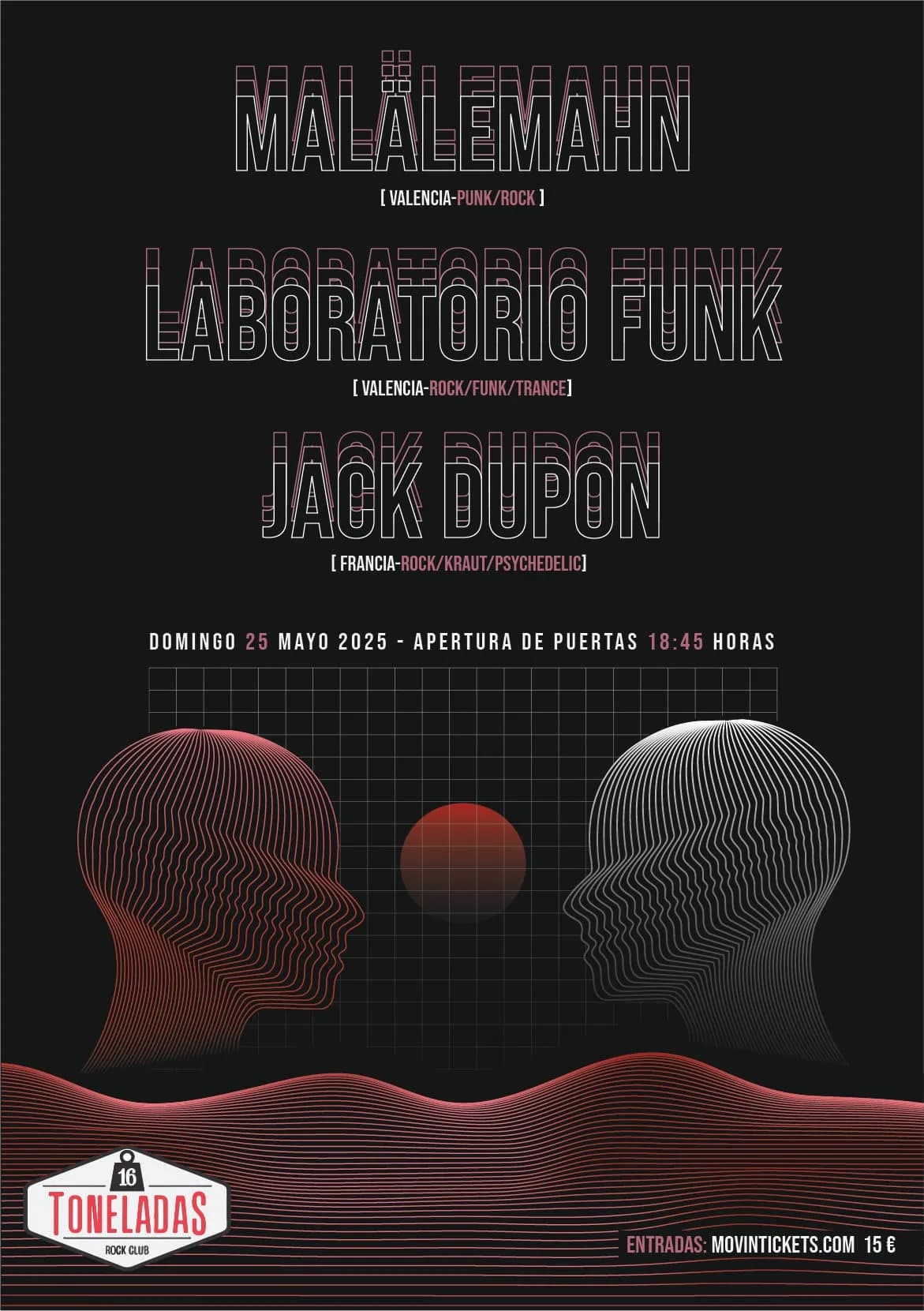 MALÄLEMAHN + LABORATORIO FUNK + JACK DUPON