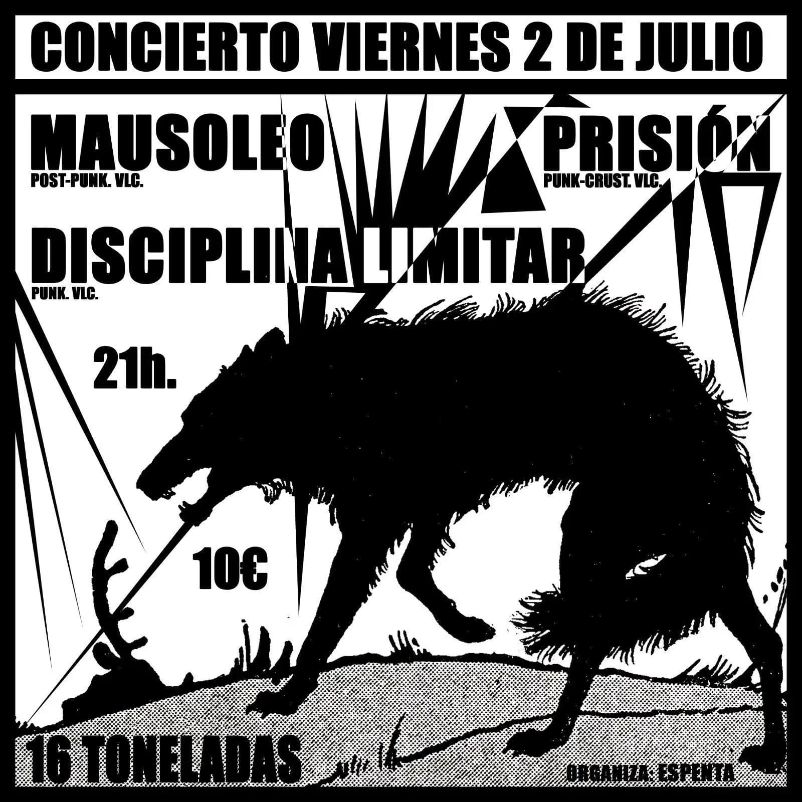 MAUSOLEO + PRISIÓN + DISCIPLINA LIMITAR