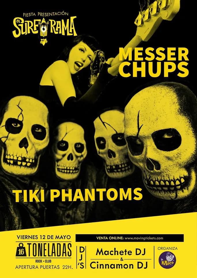 MESSER CHUPS + TIKI PHANTOMS