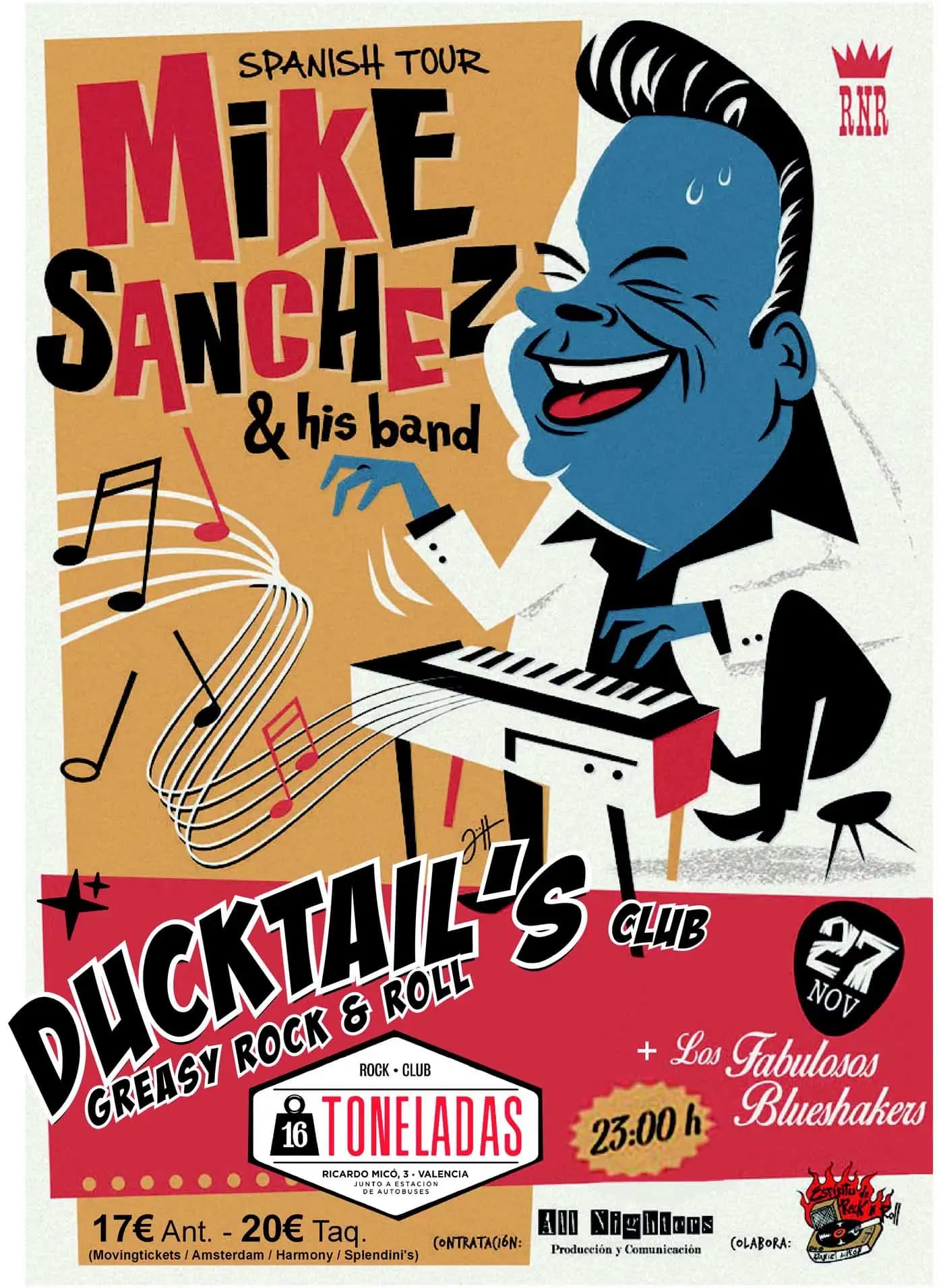 MIKE SANCHEZ & HIS BAND+ LOS FABULOSOS BLUESHAKERS