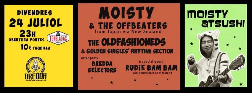 MOISTY ATSHUSI & THE OFFBEATERS +THE OLDFASHIONEDS