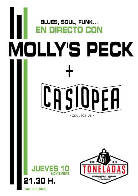 MOLLY'S PECK + CASIOPEA