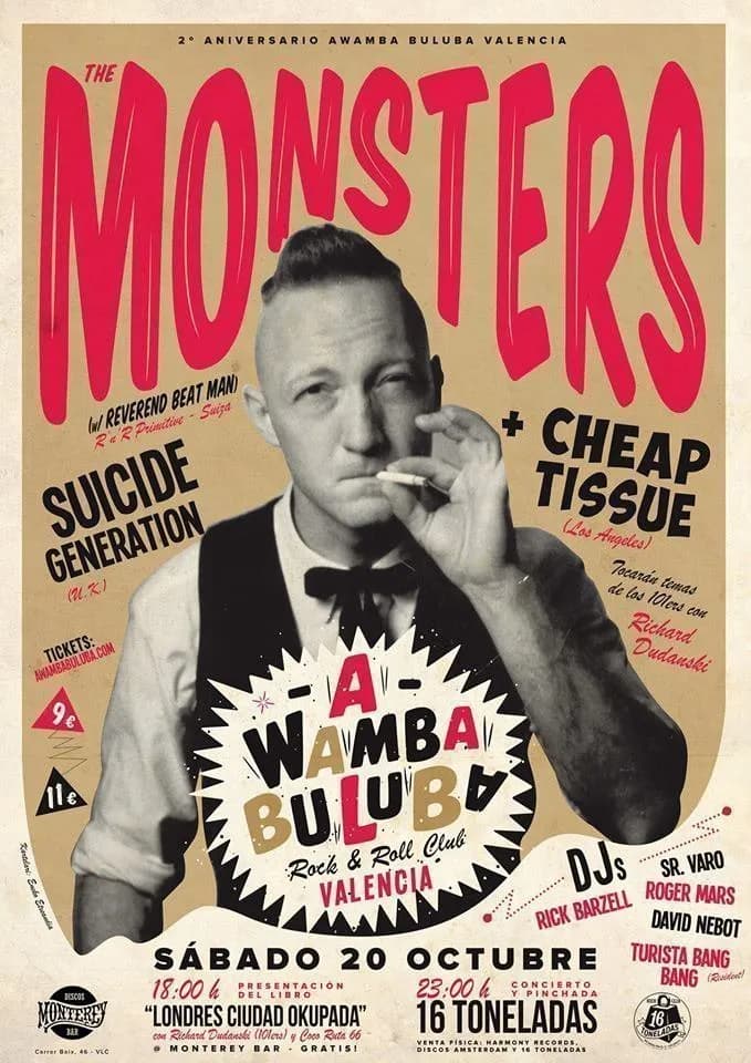 THE MONSTERS + CHEAP TISSUE + SUICIDE GENERATION