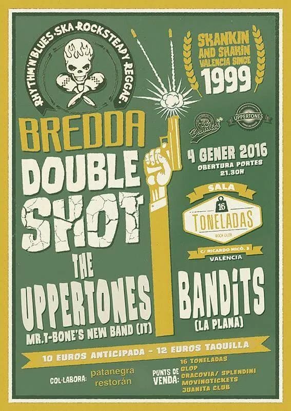 MR.T-BONE & THE UPPERTONES + BANDITS