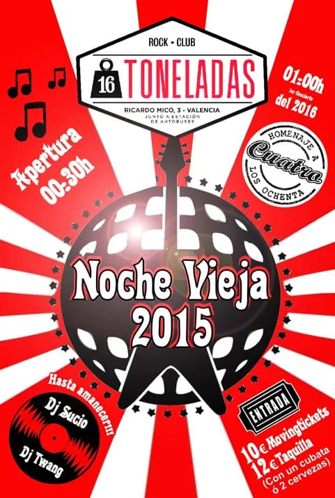 NOCHEVIEJA 2015 EN 16TONELADAS (VALENCIA)
