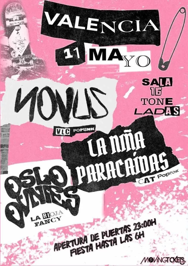 NOVUS + LA NIÑA PARACAÍDAS + OSLO OVNIES