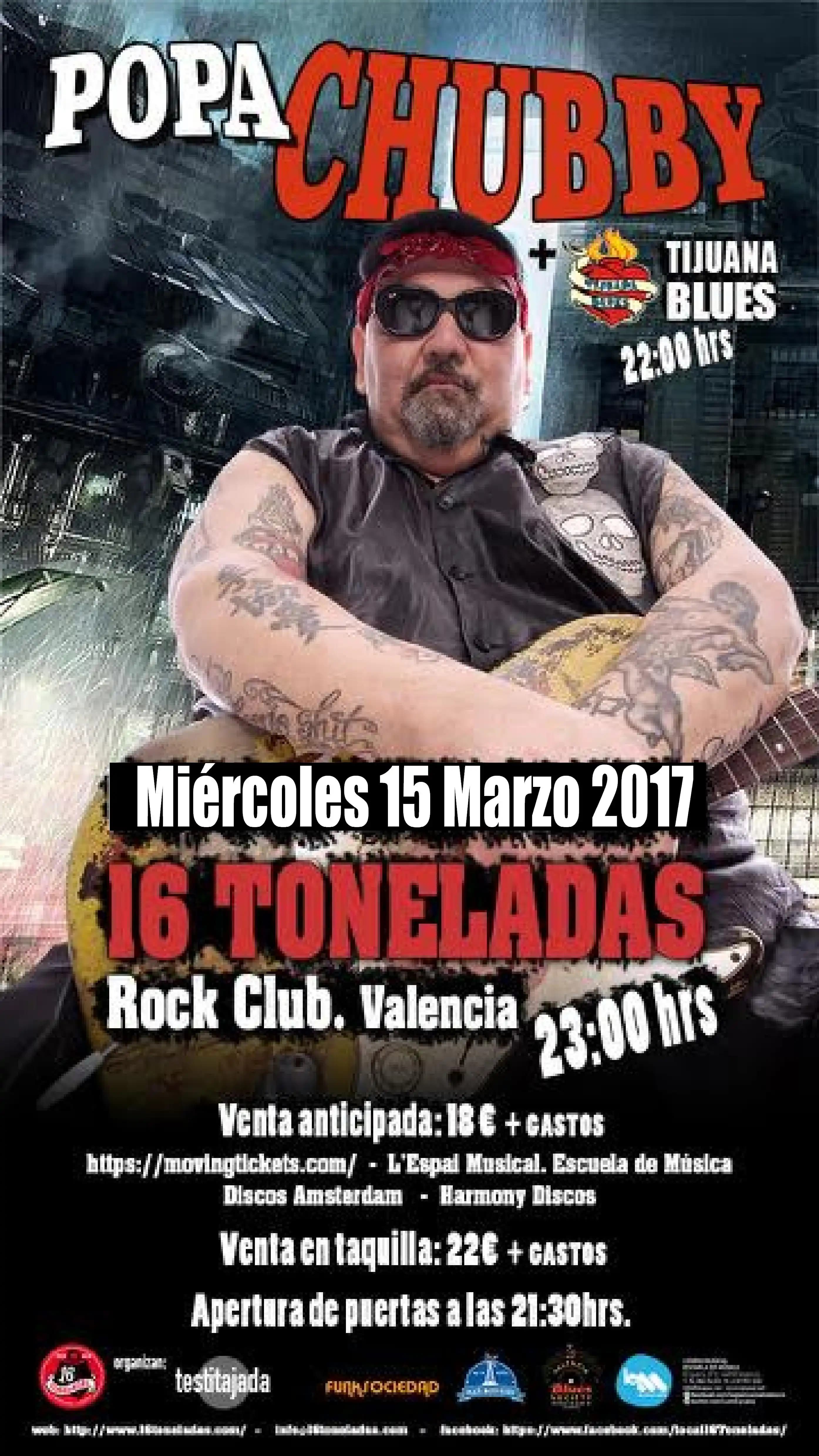 POPA CHUBBY + TIJUANA BLUES