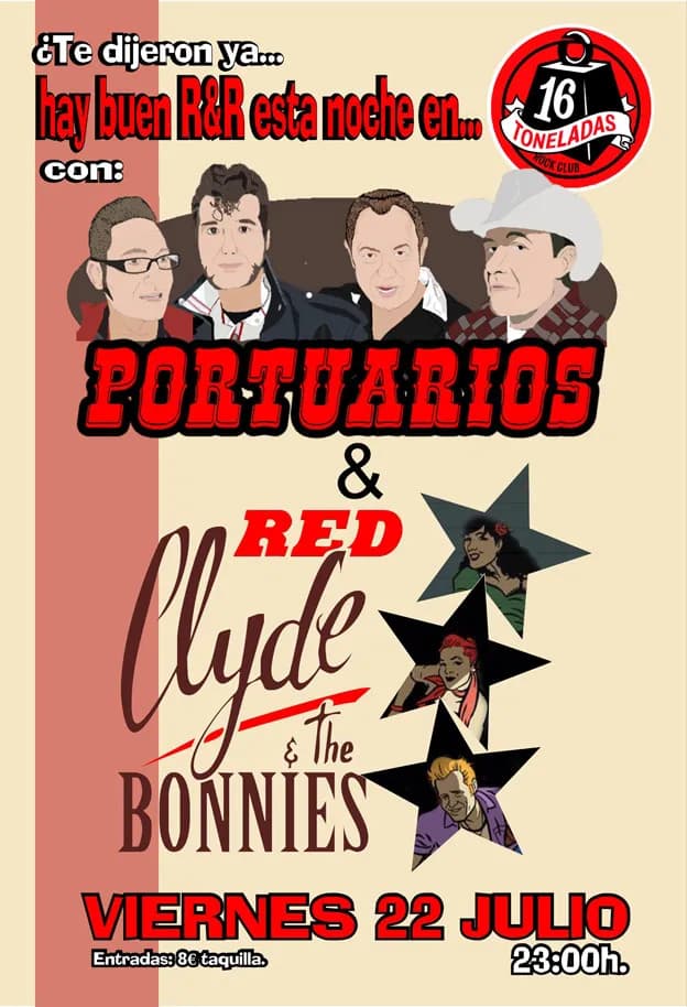 RED CLYDE &THE BONNIES + PORTUARIOS
