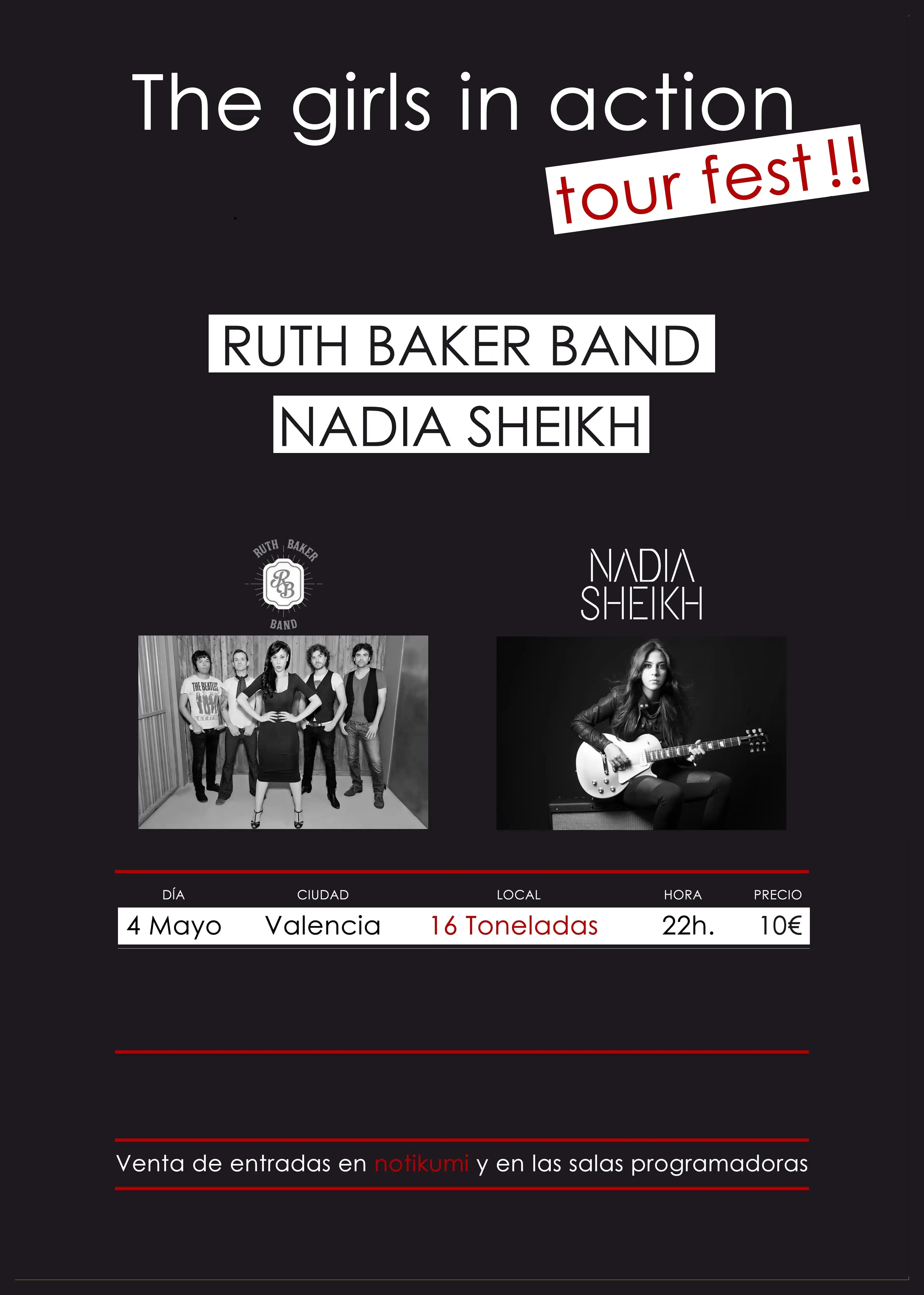 RUTH BAKER BAND + NADIA SHEIKH